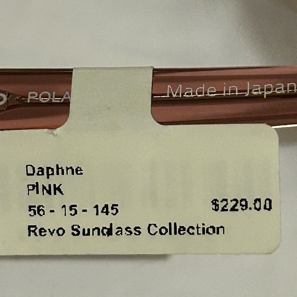 Revo Daphne  Sunglasses - Crystal Mauve frame/Champagne lenses. New. main image 8